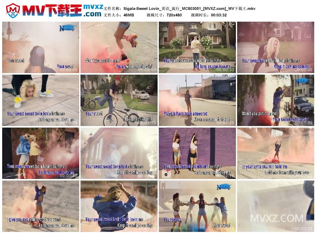Sigala-Sweet Lovin_英语_流行_MC803051